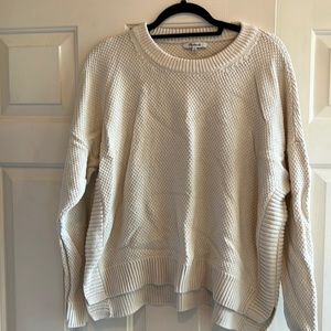 Madewell cream Sweater